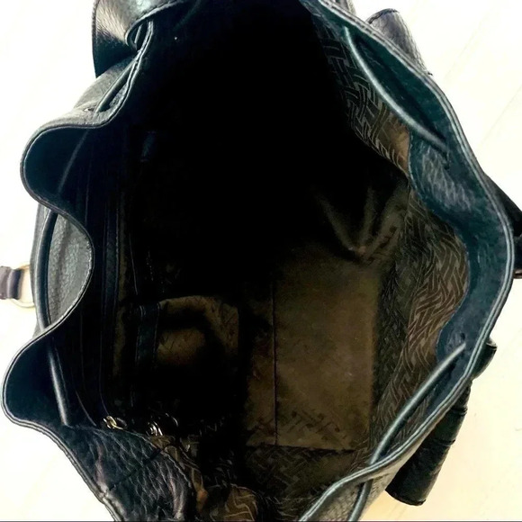 Cole Han Leather Drawstring Purse - Picture 5 of 8